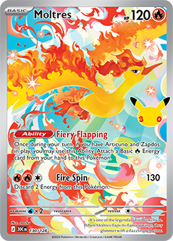 宝可梦集换式卡牌中的火焰鸟 Moltres